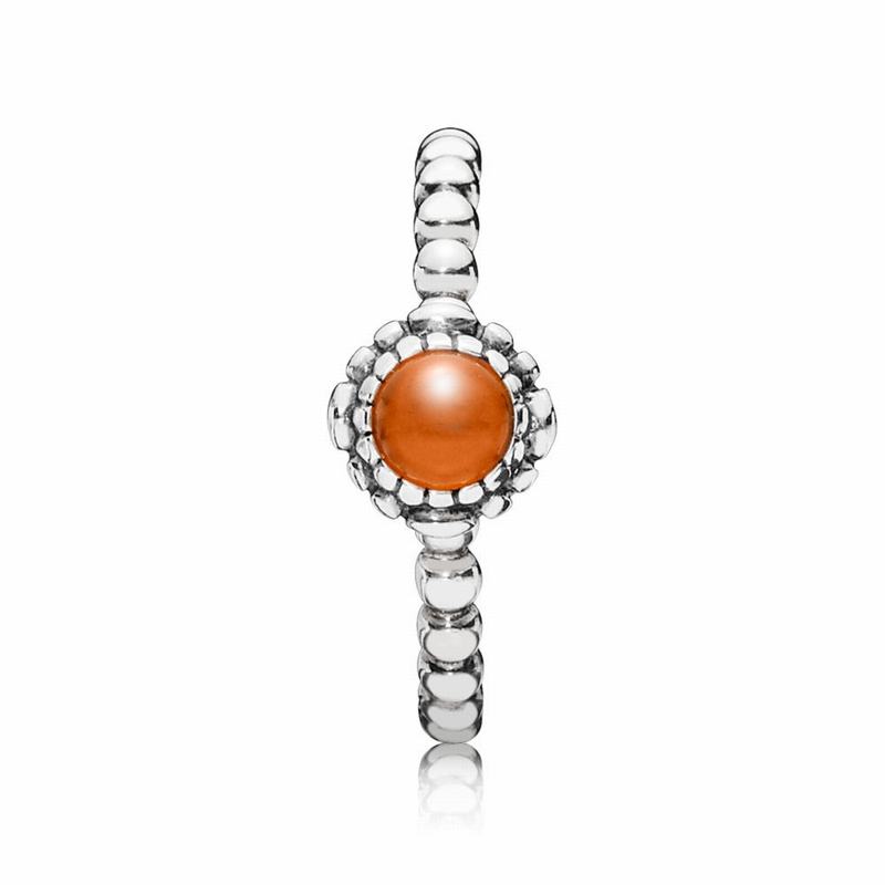 Pandora Birthday Blooms Ring July Silver Egypt VG7248150